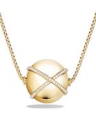 David Yurman Solari Pendant Necklace With Diamonds In 18k Gold