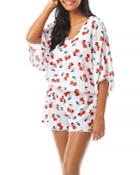 Kate Spade New York Printed Romper Cover-up