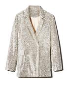 Whistles Sequined Double-breasted Blazer