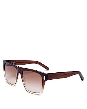 Saint Laurent Unisex Square Sunglasses, 56mm