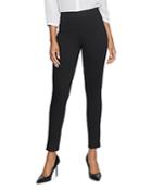 Nydj Pull On Ankle Skinny Jeans In Black