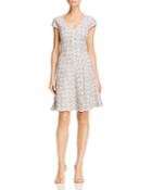 Rebecca Taylor Speckled Tweed Fit-and-flare Dress