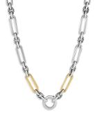 David Yurman 18k Gold & Sterling Silver Lexington Chain Link Necklace, 18