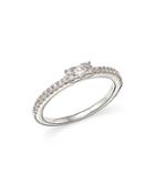Bloomingdale's Diamond Pave Stacking Band In 14k White Gold, 0.25 Ct. T.w. - 100% Exclusive