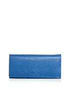 Longchamp Veau Foulonne Leather Continental Wallet
