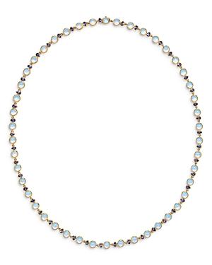 Temple St. Clair 18k Yellow Gold Classic Blue Moonstone & Tanzanite Statement Necklace, 24
