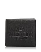 Valentino Garavani Logo Leather Bifold Wallet