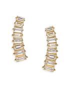 Bloomingdale's Diamond Baguette Ear Climber In 14k Yellow Gold, 0.35 Ct. T.w. - 100% Exclusive