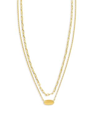 Kendra Scott Brooke Mixed Chain Layered Pendant Necklace, 16-18