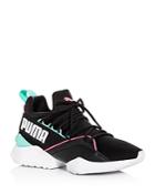 Puma Women's Muse Maia Street Knit Lace Up Sneakers