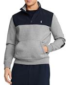 Polo Ralph Lauren Hybrid Colorblocked Half-zip Sweatshirt