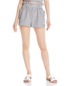 Aqua Paperbag-waist Seersucker Shorts - 100% Exclusive