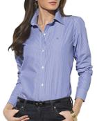 Lauren Ralph Lauren Pinstripe Poplin Shirt