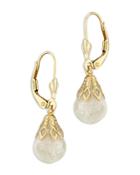 Bloomingdale's Crushed Opal Drop Earrings In 14k Yellow Gold - 100% Exclusive