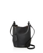 Burberry Lorne Small Leather Bucket Bag