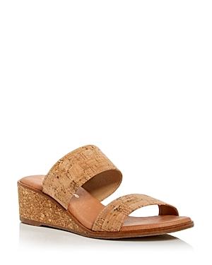 Andre Assous Women's Gwenn Cork Wedge Slide Sandals