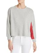 Sundry Color-block Pullover Sweatshirt