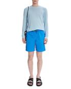 A.p.c. Louis Solid Regular Fit Swim Trunks