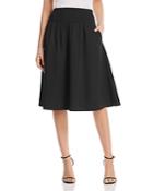 Donna Karan New York Smocked-waist Skirt