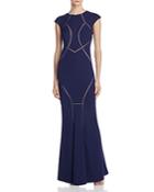 Dylan Gray Illusion Detail Gown
