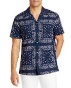 Michael Kors Headline Bandana Print Regular Fit Shirt