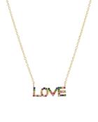Aqua Love Pendant Necklace In Gold-plated Sterling Silver, 16-18 - 100% Exclusive