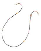 Aqua Multicolor Beaded Sunglass & Face Mask Chain In Gold Tone, 26.5 - 100% Exclusive