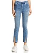 Pistola Monroe Seamed Cropped Skinny Jeans In The Mistfit