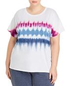 Marc New York Plus Striped Tie Dye Tee