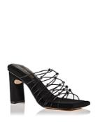 Good American Women's Knotted High Heel Slide Sandals