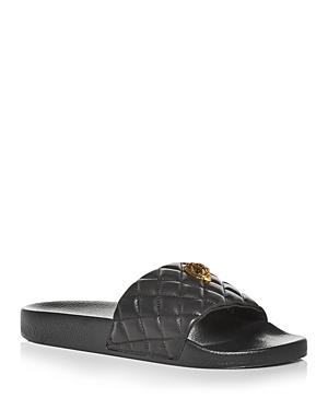 Kurt Geiger London Women's Meena Eagle Quilted Slide Sandals