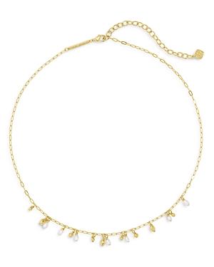 Kendra Scott Mollie Dangling Cultured Freshwater Pearl And Bead Necklace, 16