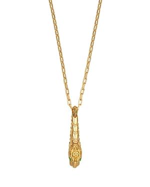 Gucci 18k Yellow Gold Dionysus Tsavorite Pendant Necklace, 27.5