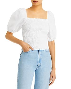 Faherty Frankie Smocked Top
