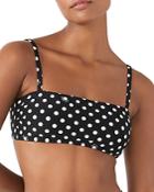 Kate Spade New York Polka Dot Square Neck Bikini Top