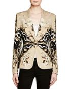 Escada Bozena Heritage Print Blazer