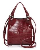 Rebecca Minkoff Kate Mini Croc-embossed Tote