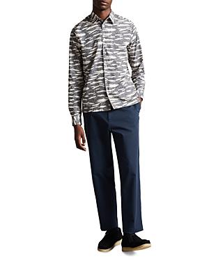 Ted Baker Annex Cotton Zebra Print Shirt