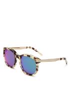 Wildfox Geena Mirrored Square Sunglasses, 55mm