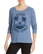 Chaser Good Vibes Graphic Sweatshirt