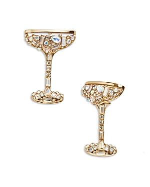 Baublebar High Glass Mixed Crystal Cocktail Drop Earrings In Gold Tone