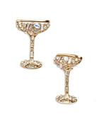 Baublebar High Glass Mixed Crystal Cocktail Drop Earrings In Gold Tone