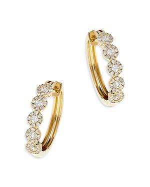 Bloomingdale's Diamond Huggie Hoop Earrings In 14k Yellow Gold, 0.50 Ct. T.w. - 100% Exlclusive