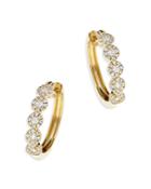 Bloomingdale's Diamond Huggie Hoop Earrings In 14k Yellow Gold, 0.50 Ct. T.w. - 100% Exlclusive
