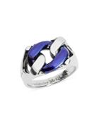 Alexander Mcqueen Two Tone Chain Ring