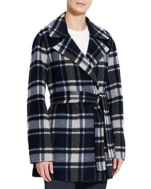 Theory Double Breasted Cardigan Coat