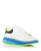 Alexander Mcqueen Men's Oversized Multicolor Transparent Sole Sneakers