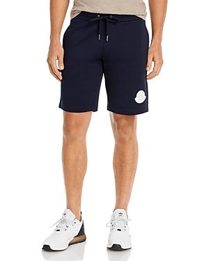 Moncler Cotton Logo Badge Regular Fit Sweat Shorts