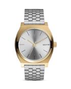 Nixon The Time Teller Two-tone Watch, 37mm