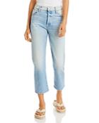 Mother The Ditcher Crop Jeans In Resting Beach Face